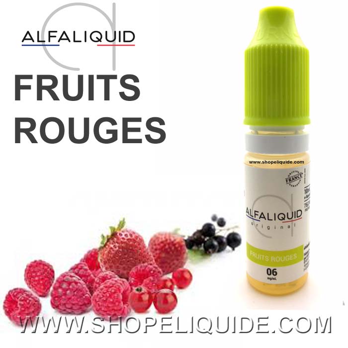 E-LIQUIDE ALFALIQUID FRUITS ROUGES