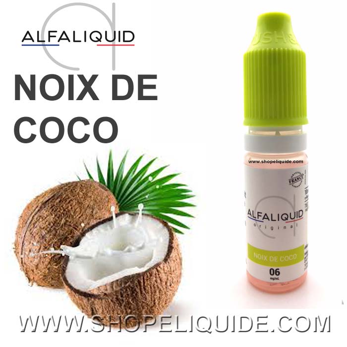 E-LIQUIDE ALFALIQUID NOIX DE COCO