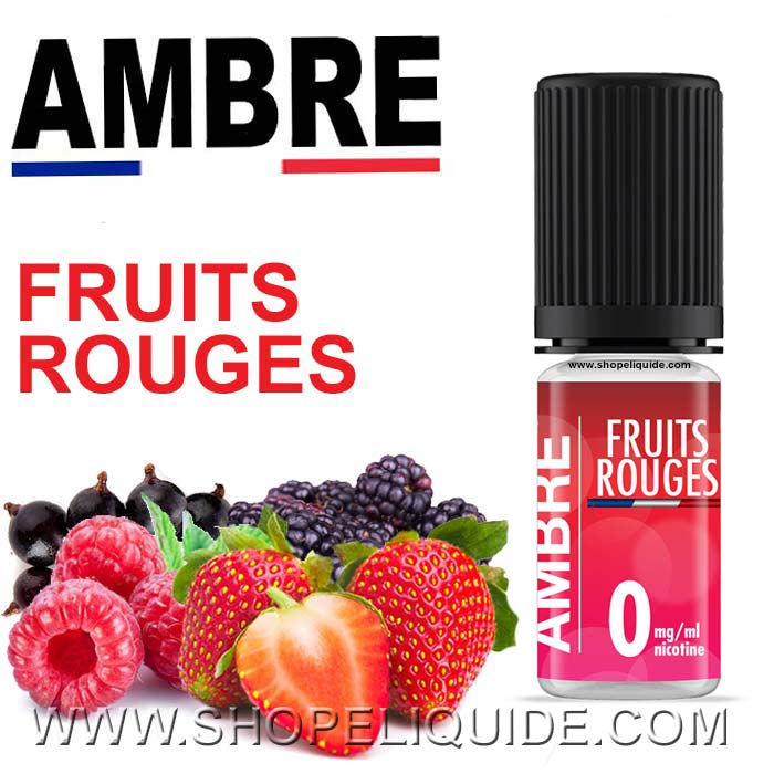E-LIQUIDE AMBRE FRUITS ROUGES