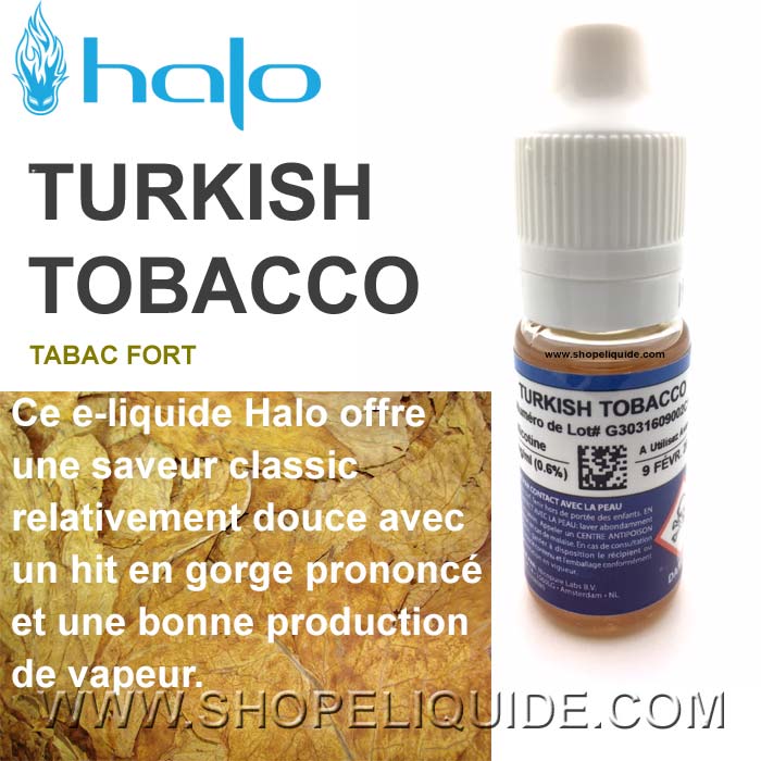 E-LIQUIDE HALO TURKISH TOBACCO