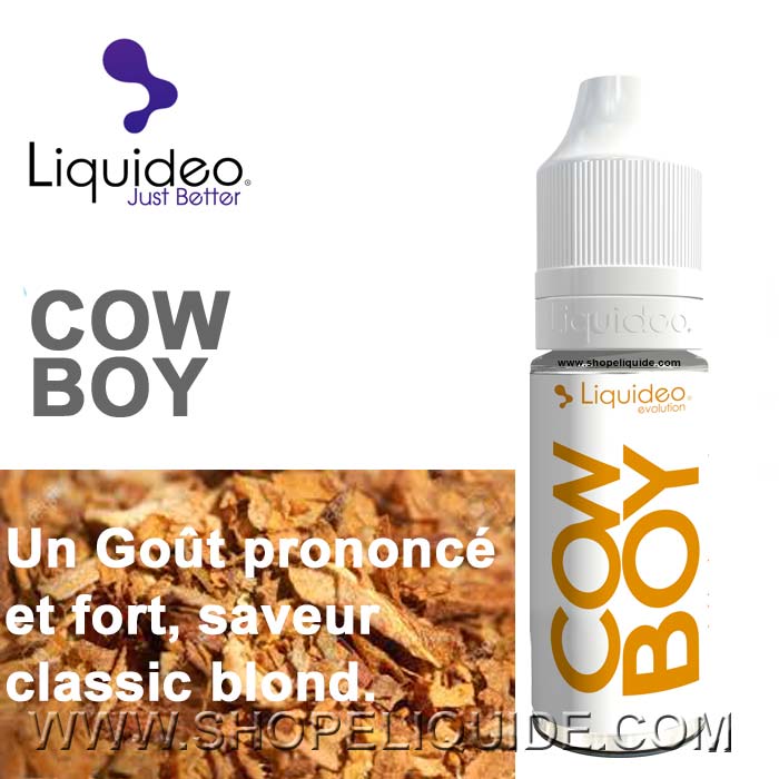 E-LIQUIDE LIQUIDEO TABAC COW BOY