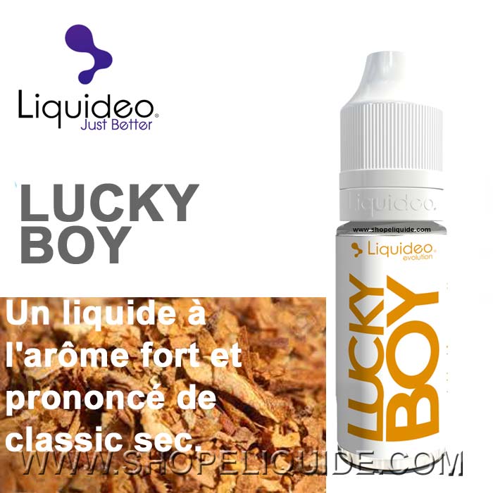 E-LIQUIDE LIQUIDEO TABAC LUCKY BOY