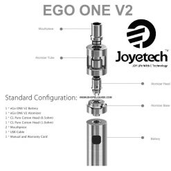 EGO ONE V2 2600 MAH VUE 2