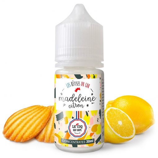 concentre madeleine citron le coq qui vape
